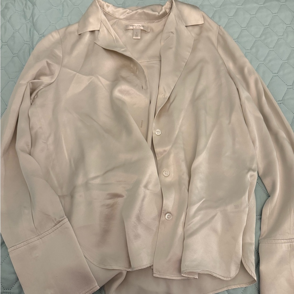 Banana Republic Cream Blouse